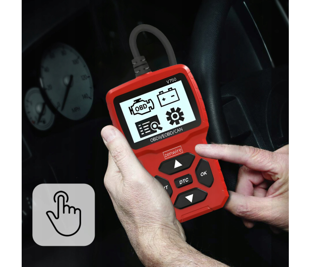 Zenwire Skaner Diagnostyczny OBD2 CAN VIN V750 - 1604675 - zdjęcie 6